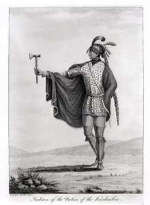 タルデューによって彫刻された1826年に、アトラスからカロの「ヴォヤージュダンラメリックセプテントリオナーレ」まで、カスカスキアの国のインディアン